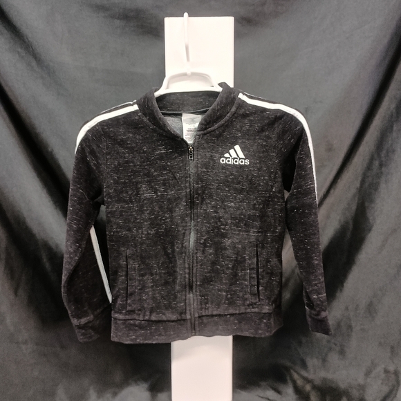 Adidas Black Sweatshirt with Iconic Stripes - Picture 1 of 15